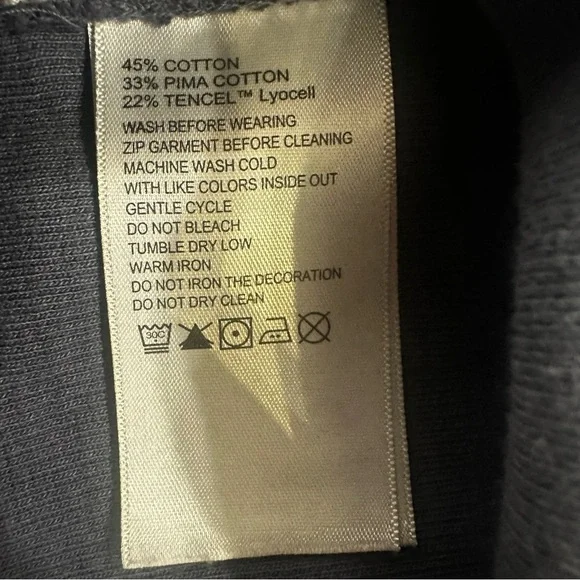 Tommy Bahama Tobago Bay 1/2 Zip Sweatshirt Women’s XL Navy w/white stitching - Picture 7 of 12